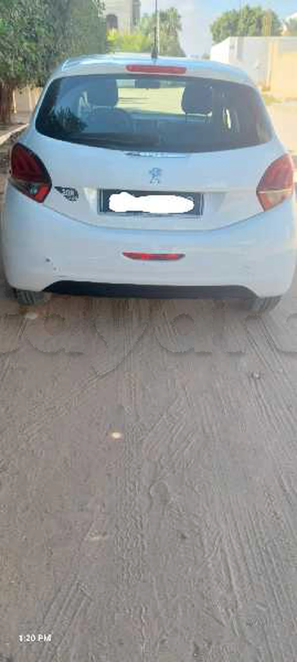 Carte voiture Peugeot 208