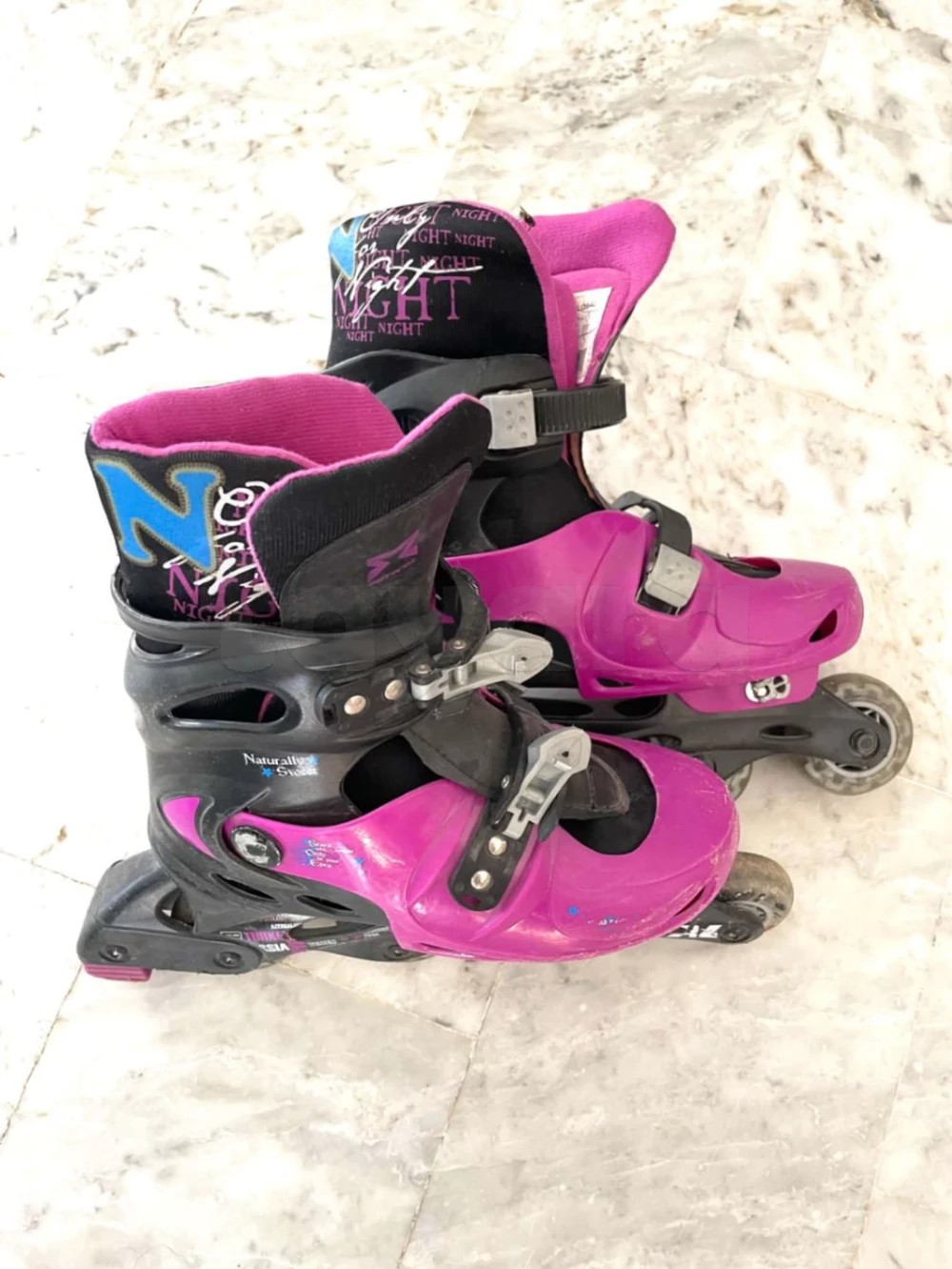 Rollers noir et violet taille 39-42