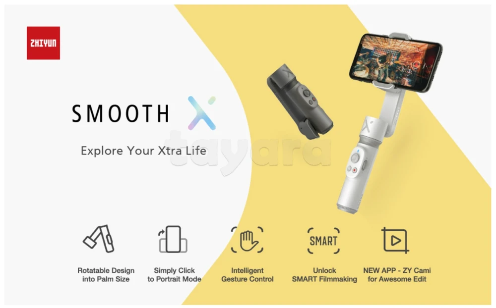 (Neuf) Stabilisateur de smartphone Smooth X