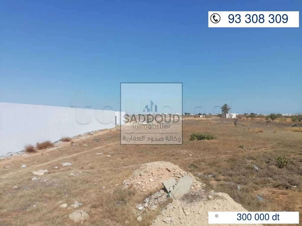 🏡 Terrain à vendre – Route Taniour Km 10