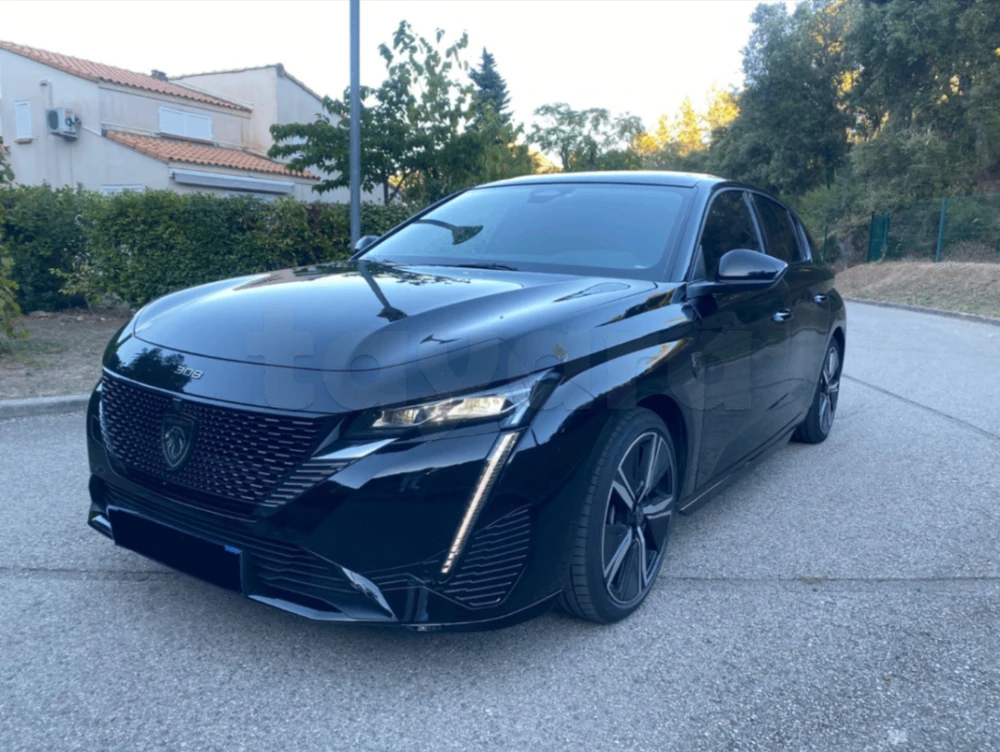 Carte voiture Peugeot 308