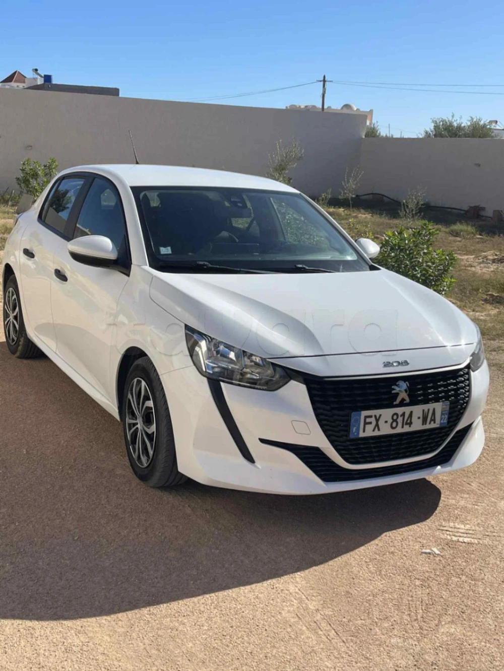 Carte voiture Peugeot 208