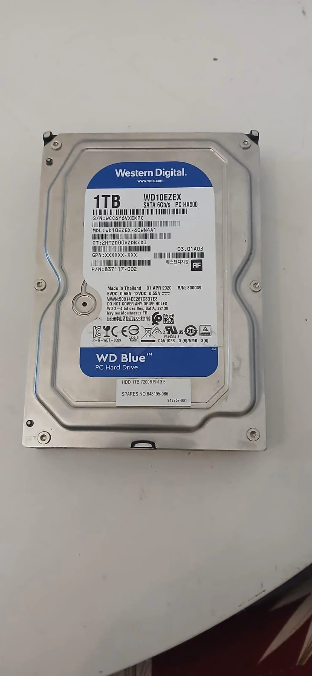 A VENDRE 2 DISQUE DUR