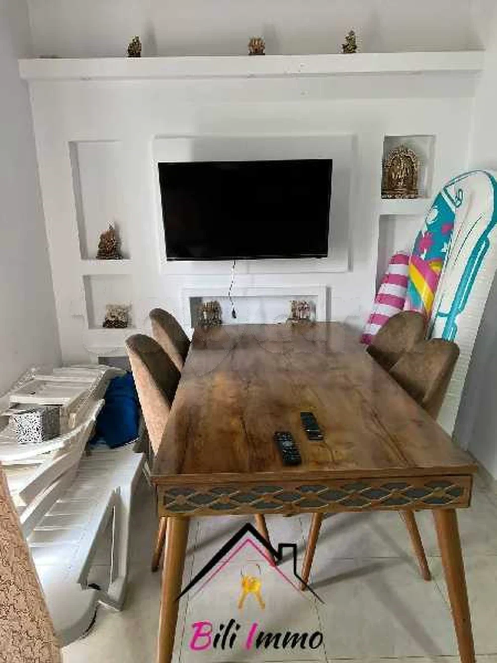 un appartement s+2 rdc pieds dans l'eau