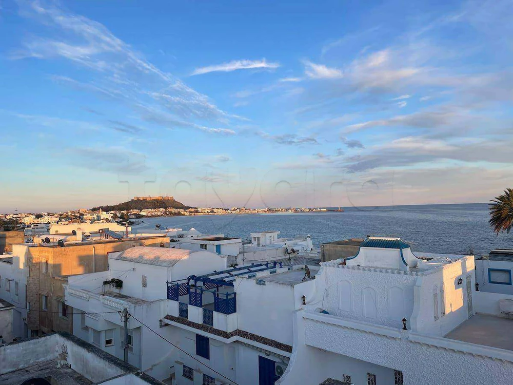 Maison vue sur la mer Clim 2mins a pied de plage louer kelibia location kelibia