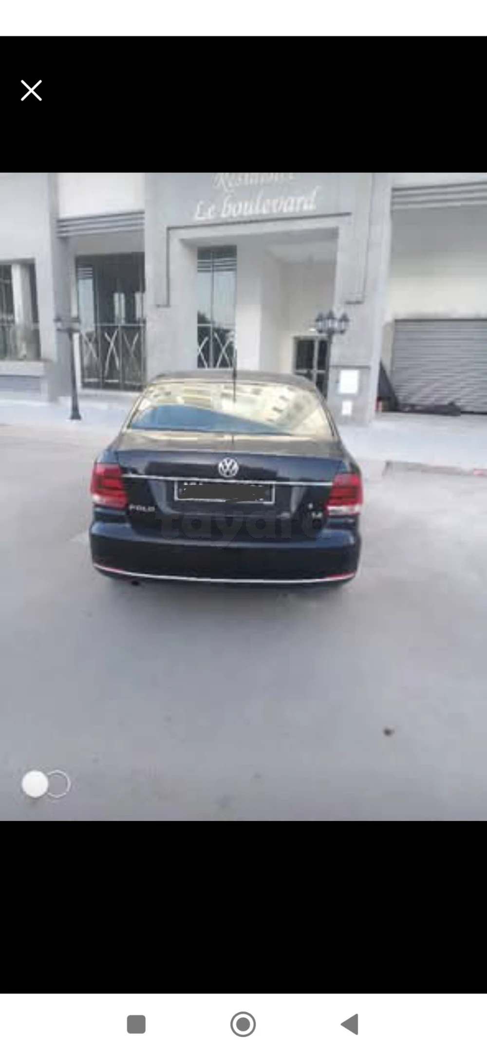 Carte voiture Volkswagen Polo