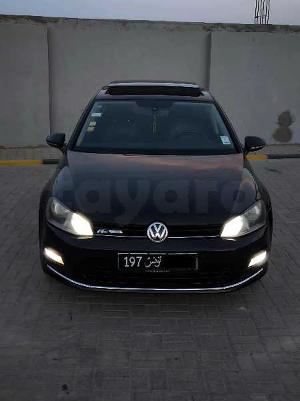 Carte voiture Volkswagen Golf 7