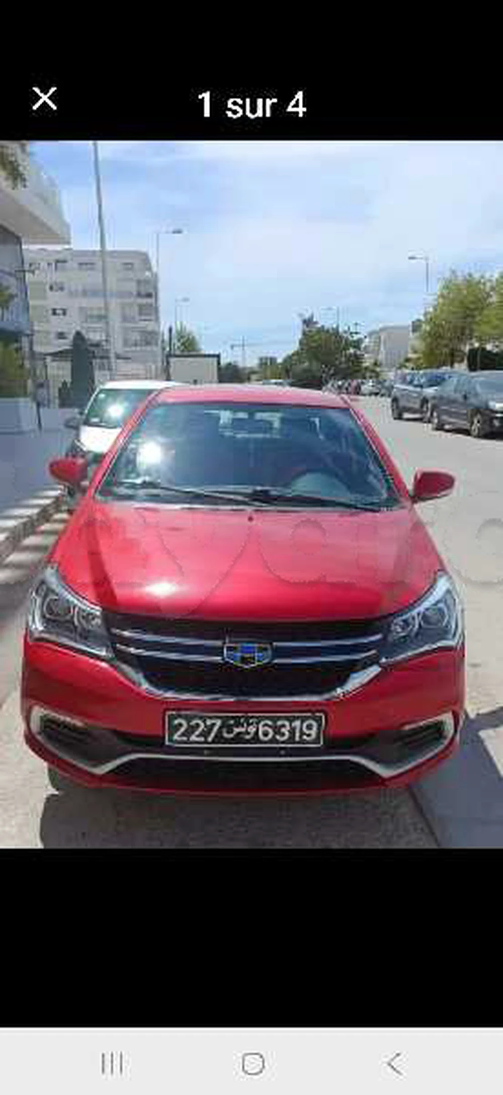 Carte voiture Geely LC