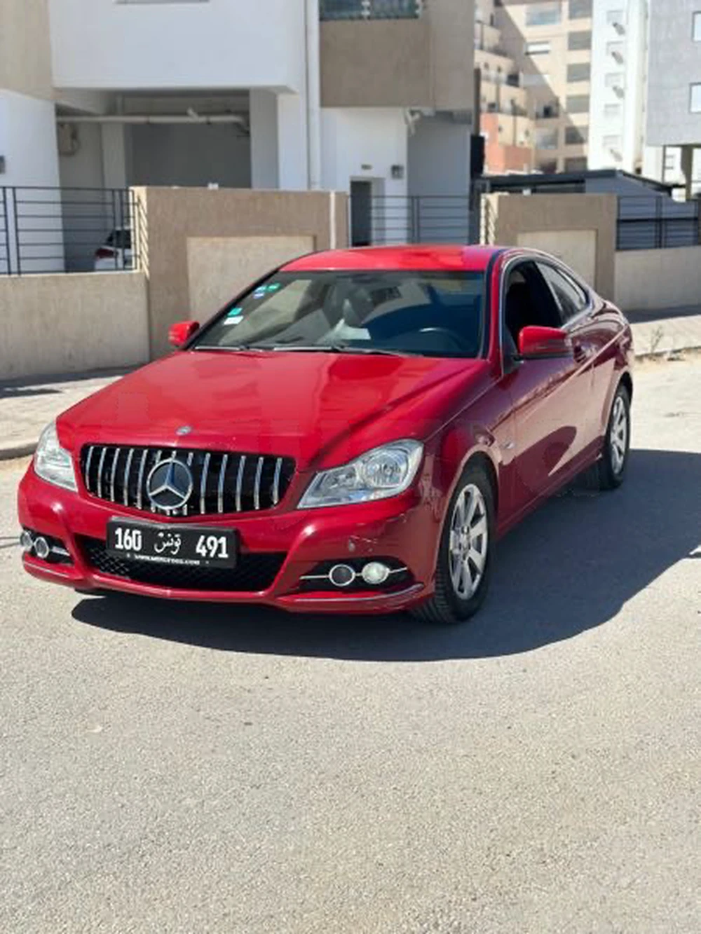 Carte voiture Mercedes-Benz Classe C Coupe