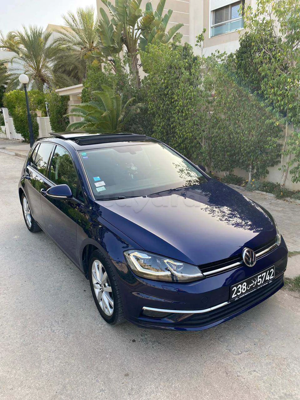 Carte voiture Volkswagen Golf