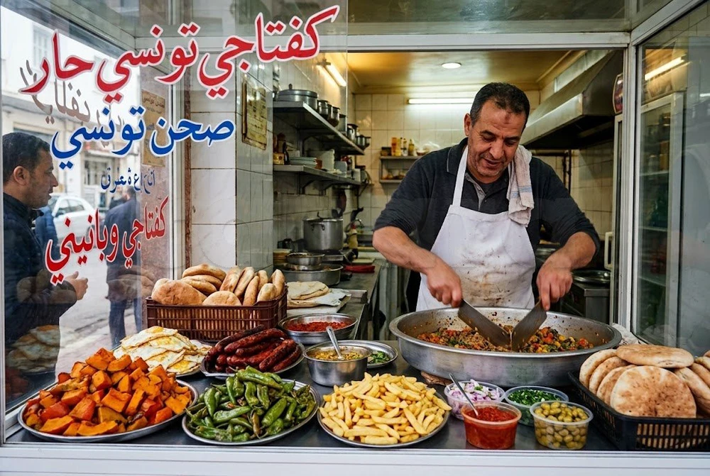 مطلوب طباخ اختصاص كفتاجي وتونسي