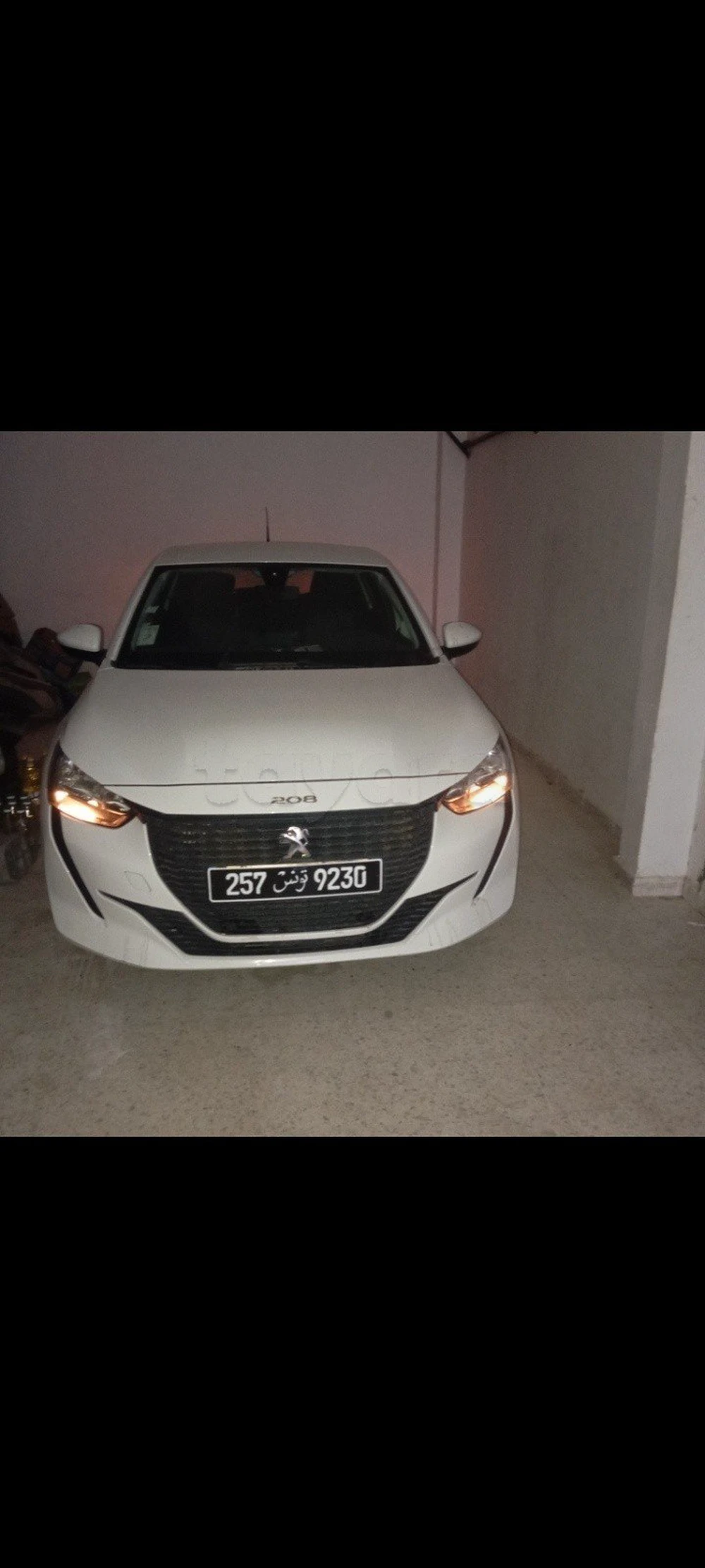 Carte voiture Peugeot 208