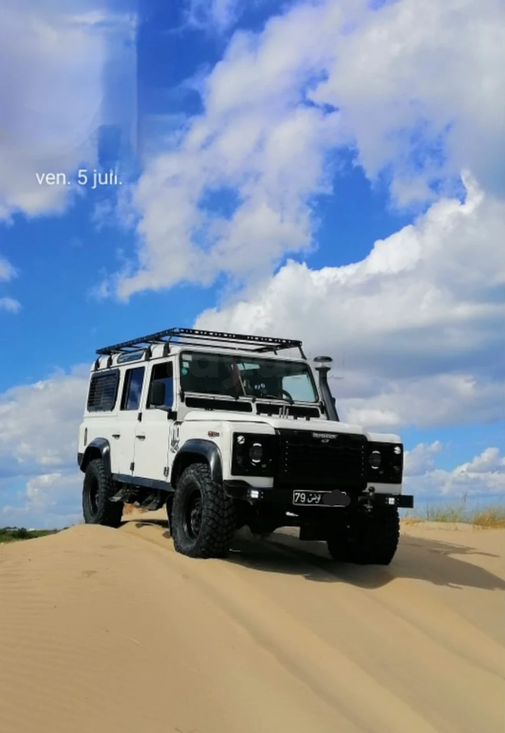 Carte voiture Land Rover Defender