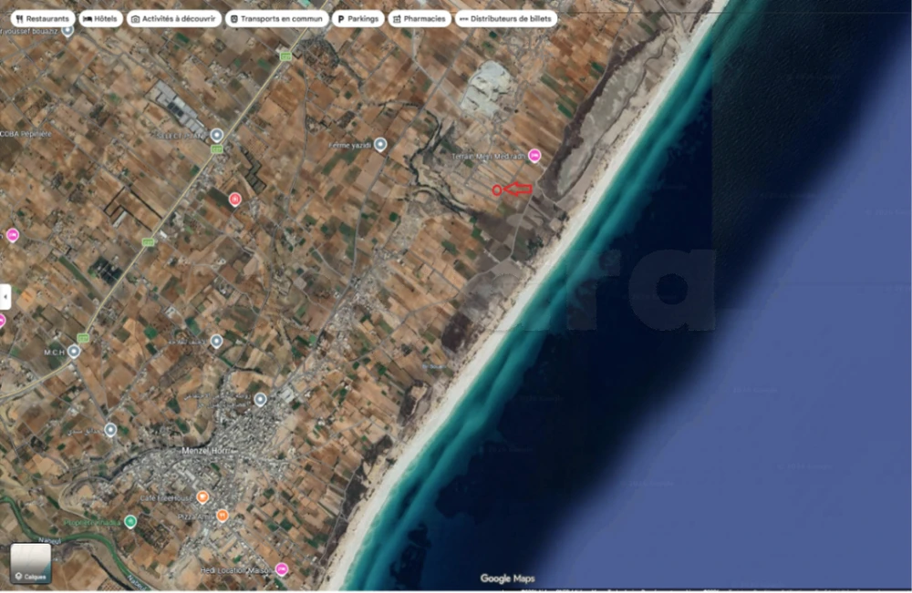 Terrain de 200 m² à Menzel Horr À VENDRE