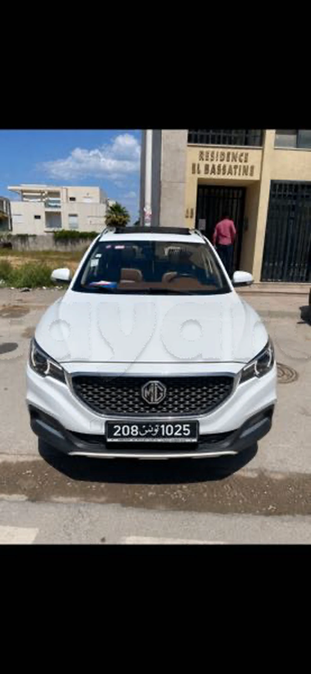 Carte voiture MG ZS