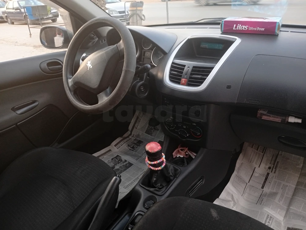 Carte voiture Peugeot 206+