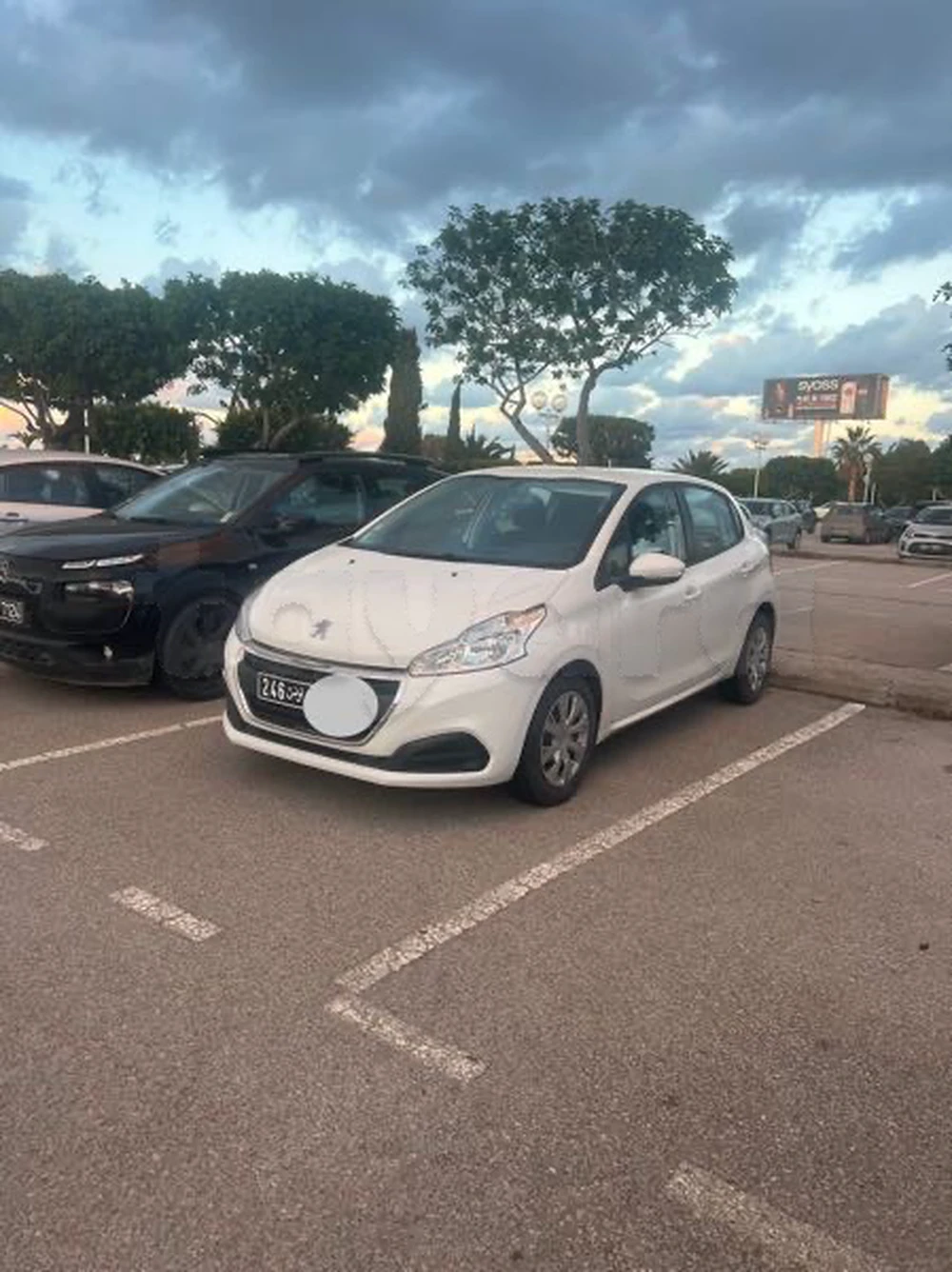 Carte voiture Peugeot 208