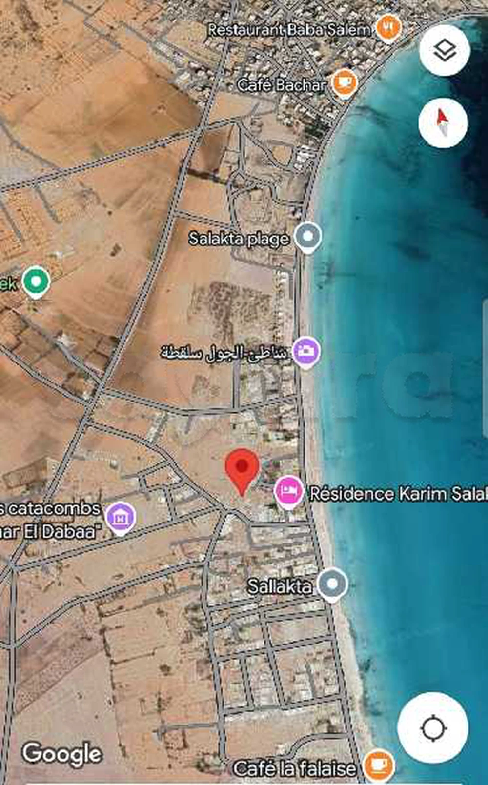 قطعة ارض صالحة للبناء قريبة من البحر