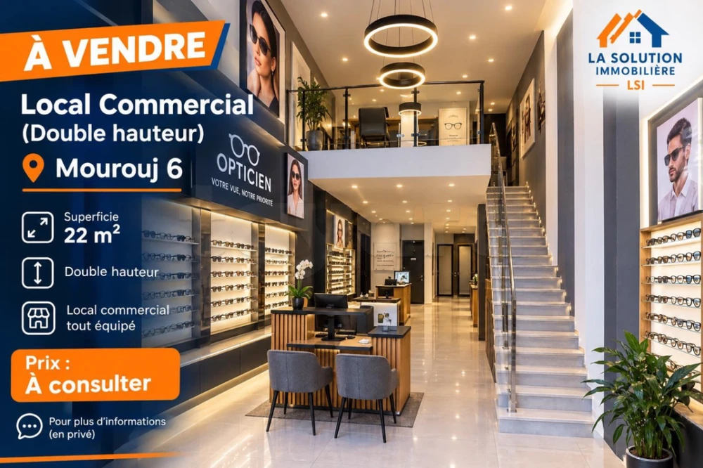 À vendre local 22m2 mourouj6