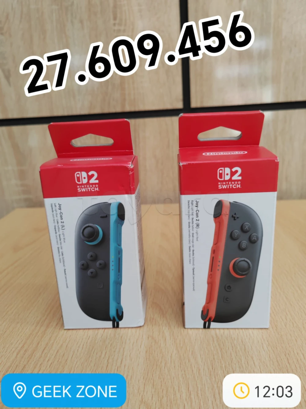 ✨️ Joy-Con Switch 2 ✨ Importé 🇫🇷 neuf sous blister