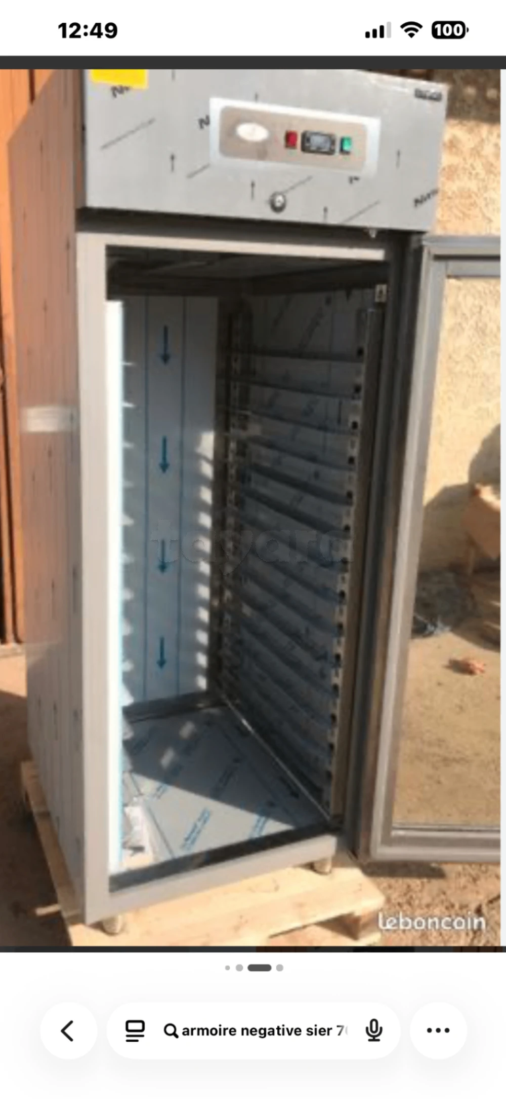 Armoire négative -20'C