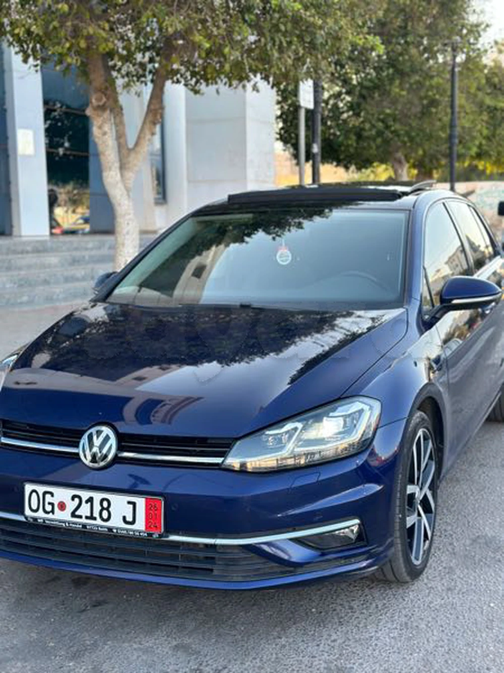 Carte voiture Volkswagen Golf 7