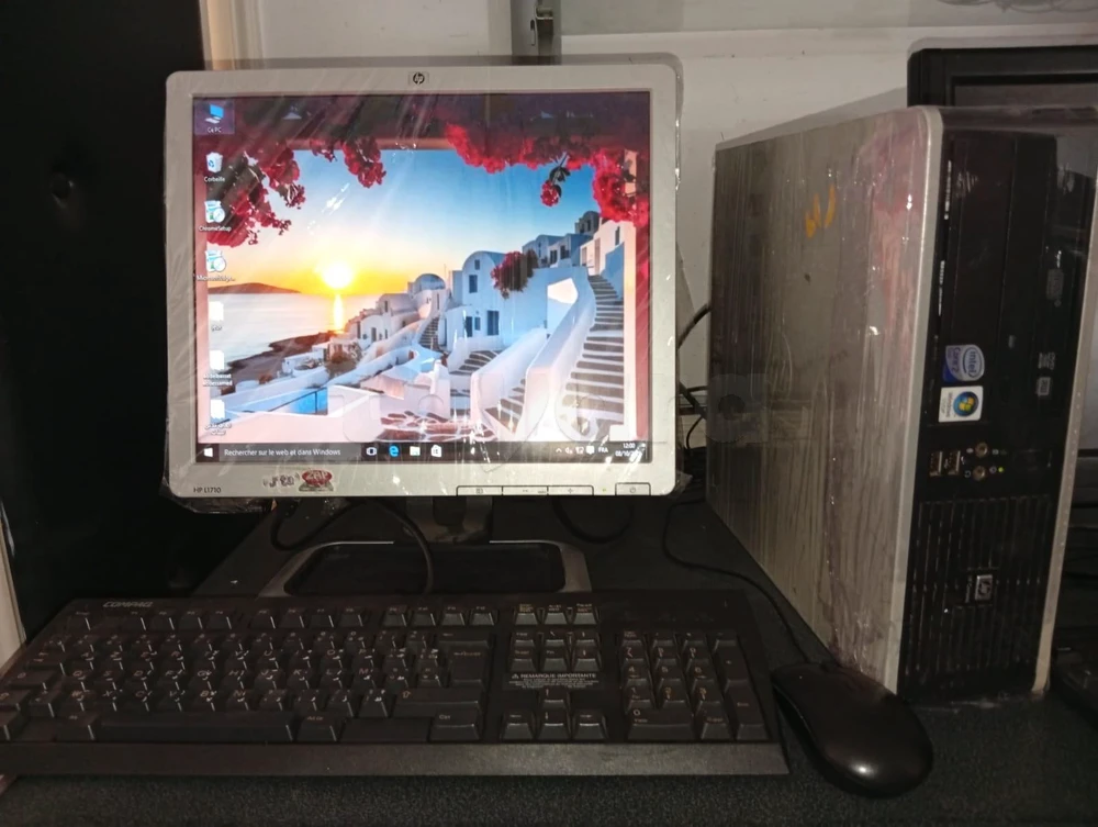 PC complet HP Compaq avec Écran HP + Clavier + Souris – Très Bon État