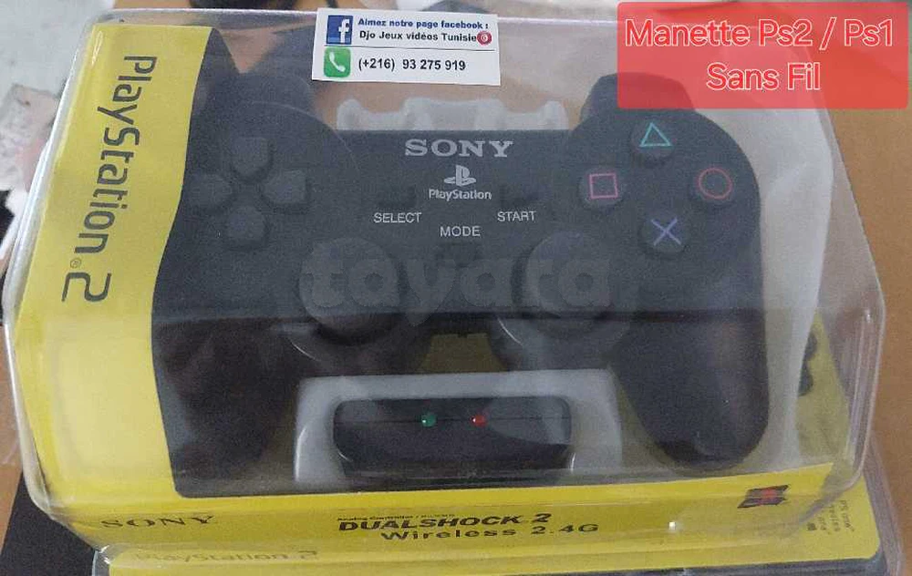 Manette Ps1 / Ps2 Sans fil Neuf !!!