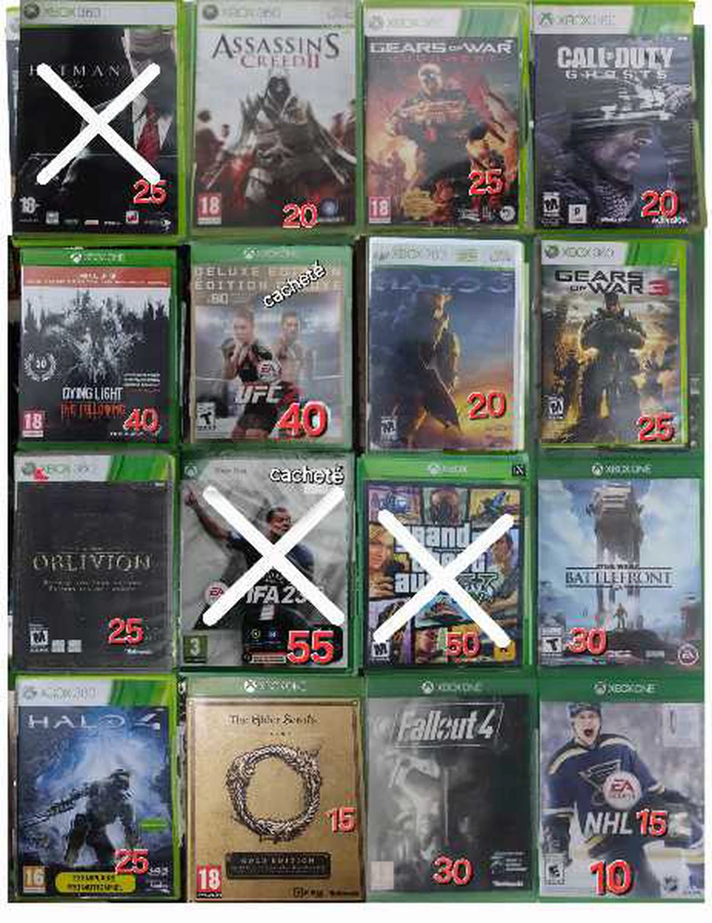 Jeux Xbox One et accessoires