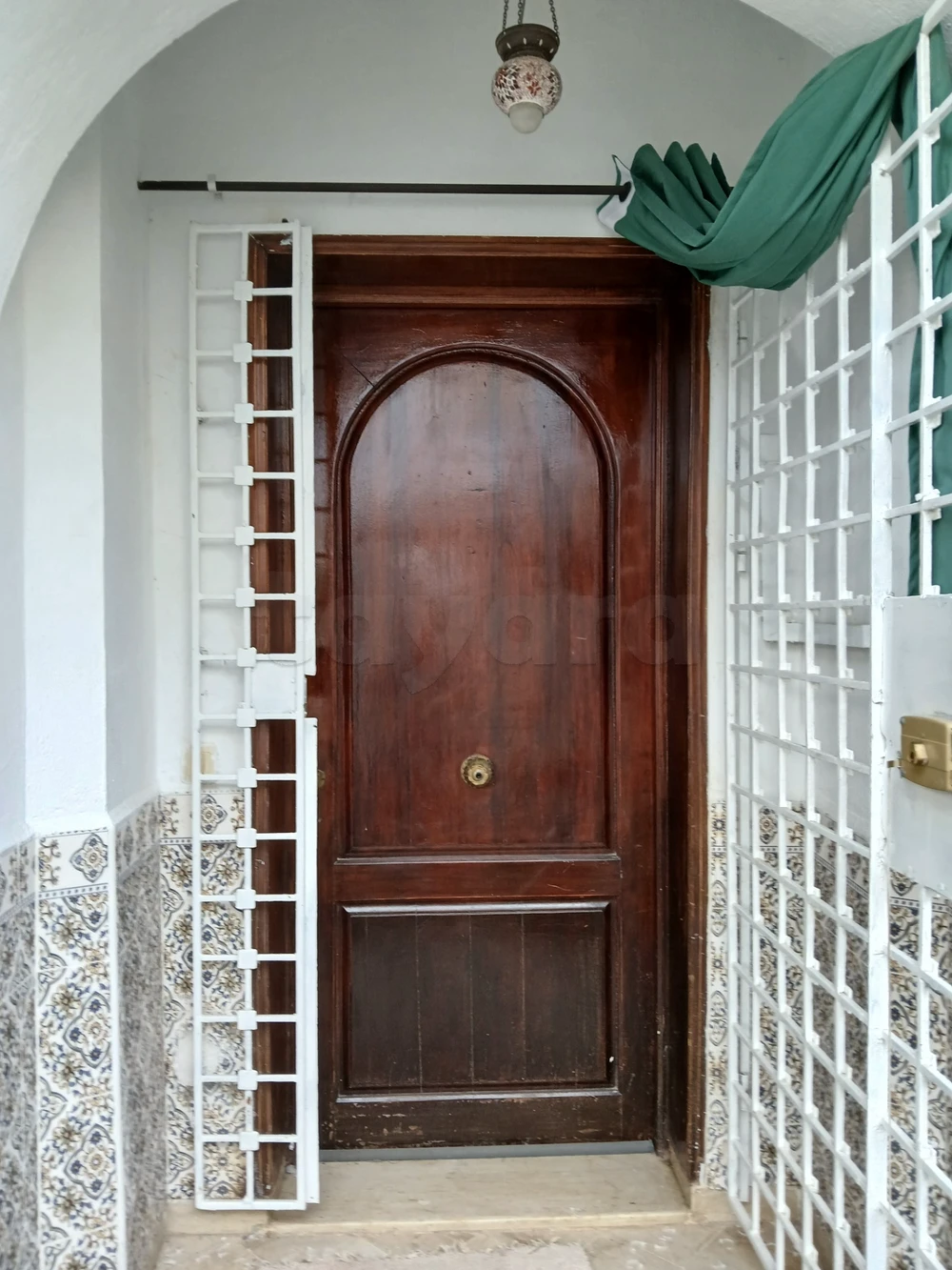 Vente Porte d exterieure blandee bois acajou
