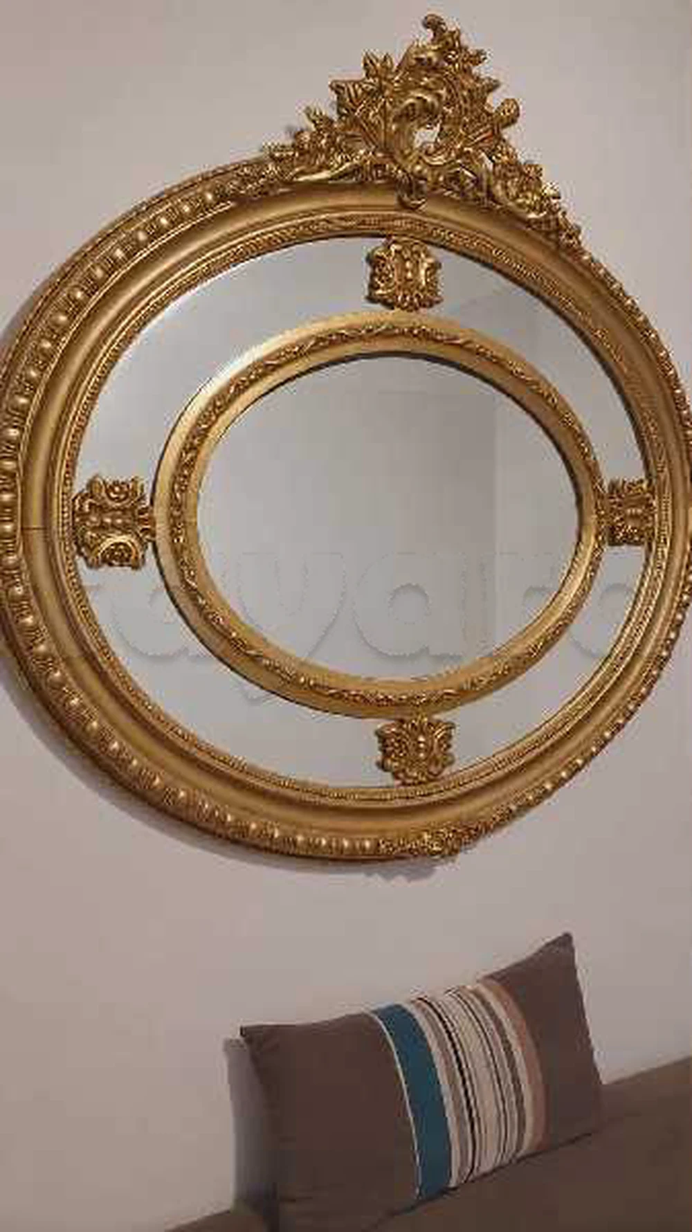 miroir ovale