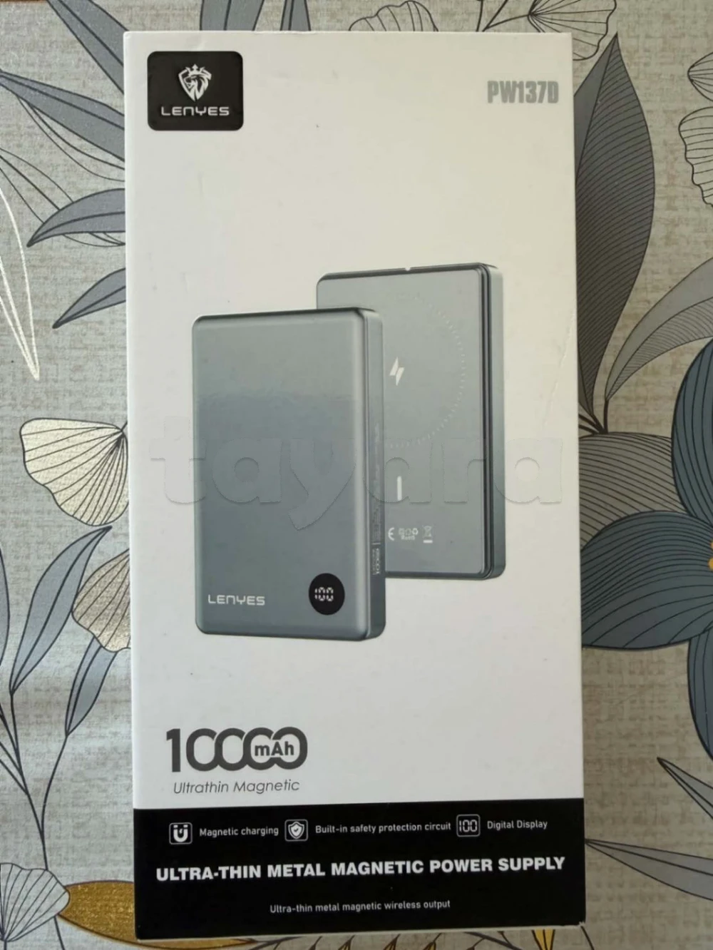 Power Bank Lenyes PW137D – 10000mAh Sans Fil