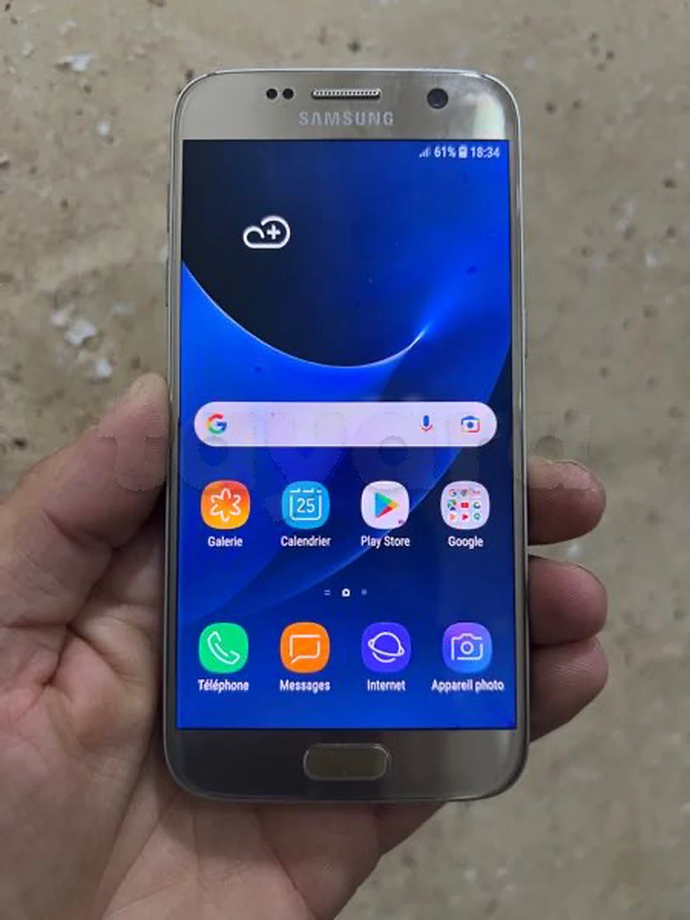 Samsung S7 4GB 32GB importè 🇩🇪 fih des taches fl ecran