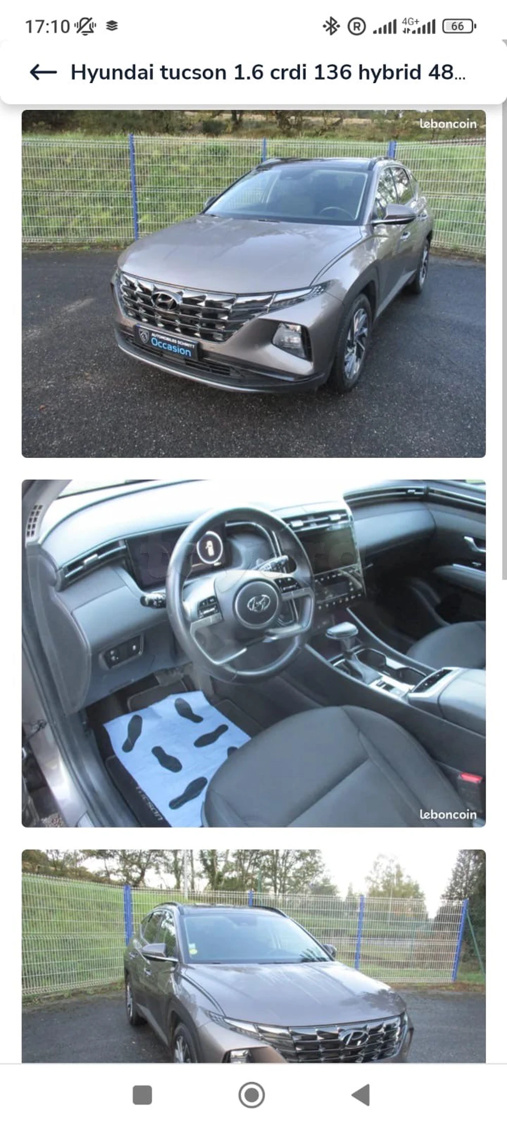 Carte voiture Hyundai Tucson