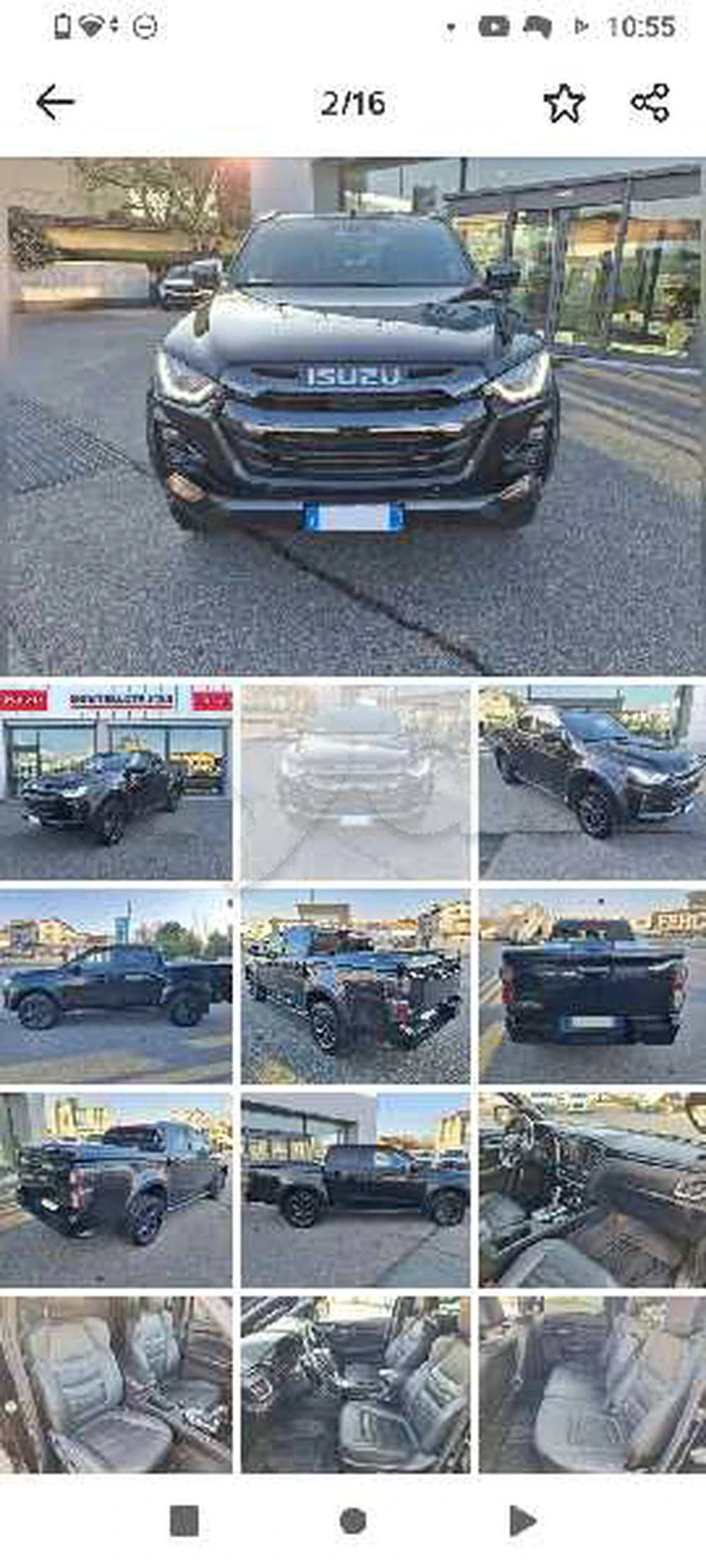 Carte voiture Isuzu D-Max