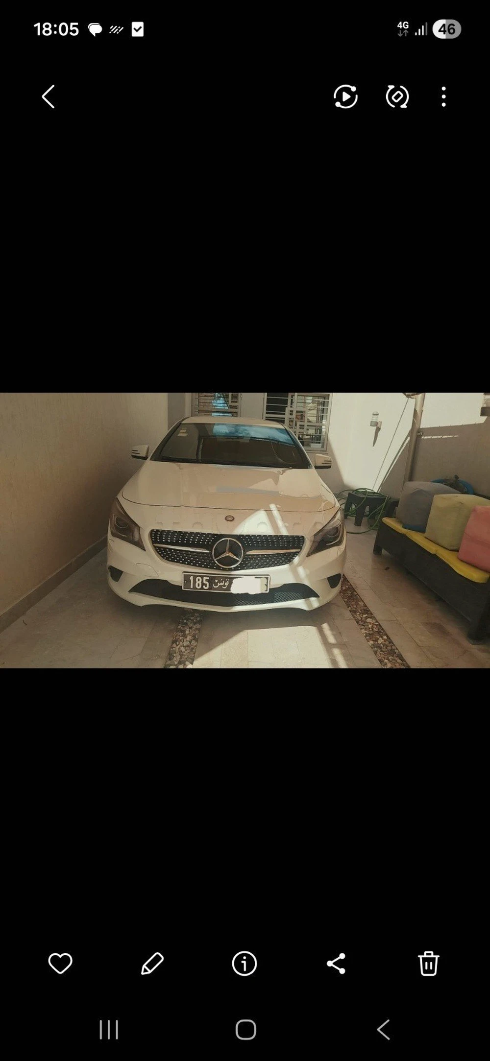 Carte voiture Mercedes-Benz Classe CLA