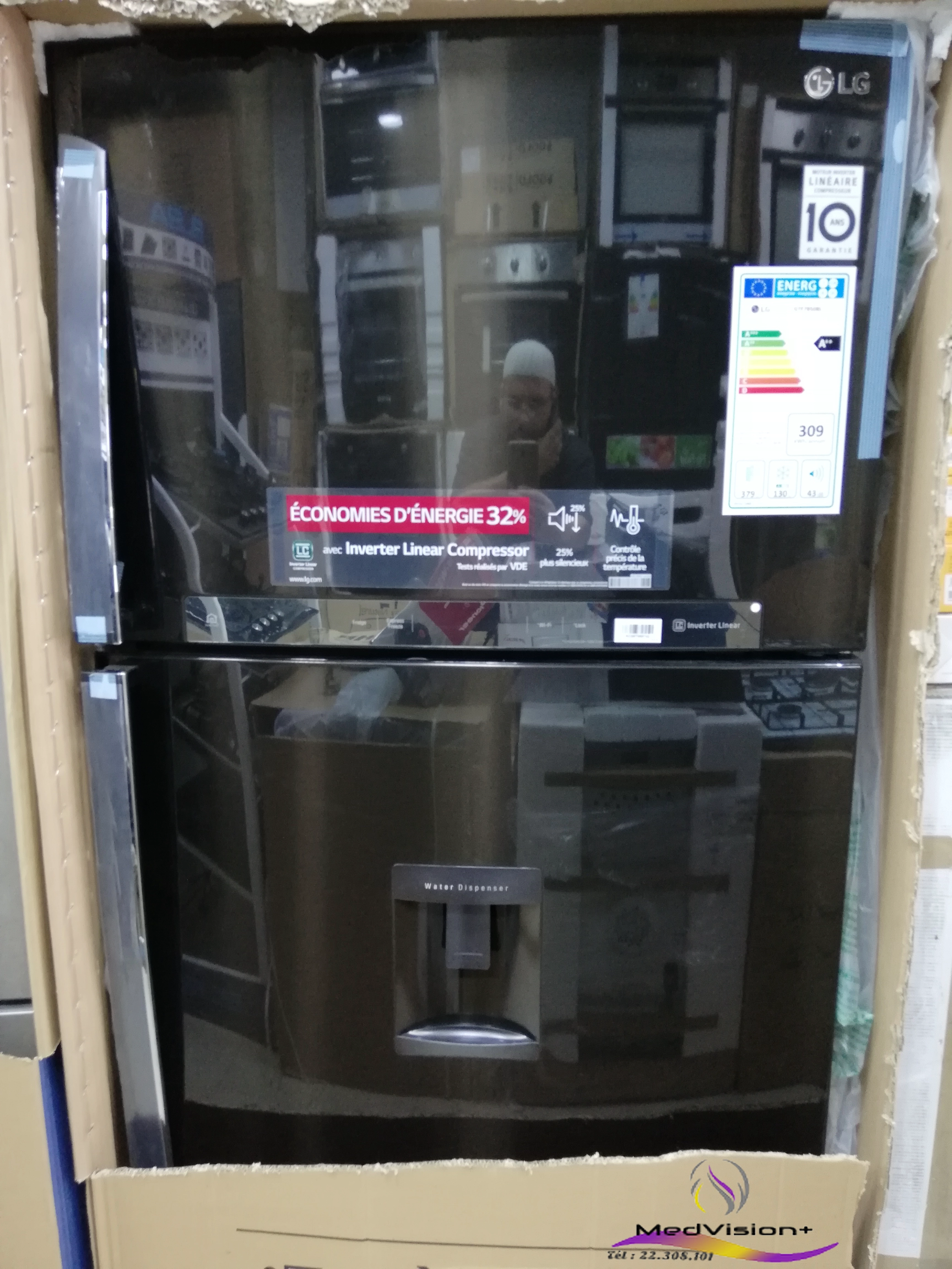 👉Réfrigérateur LG side 500L inverter Européen _Avec Livraison_