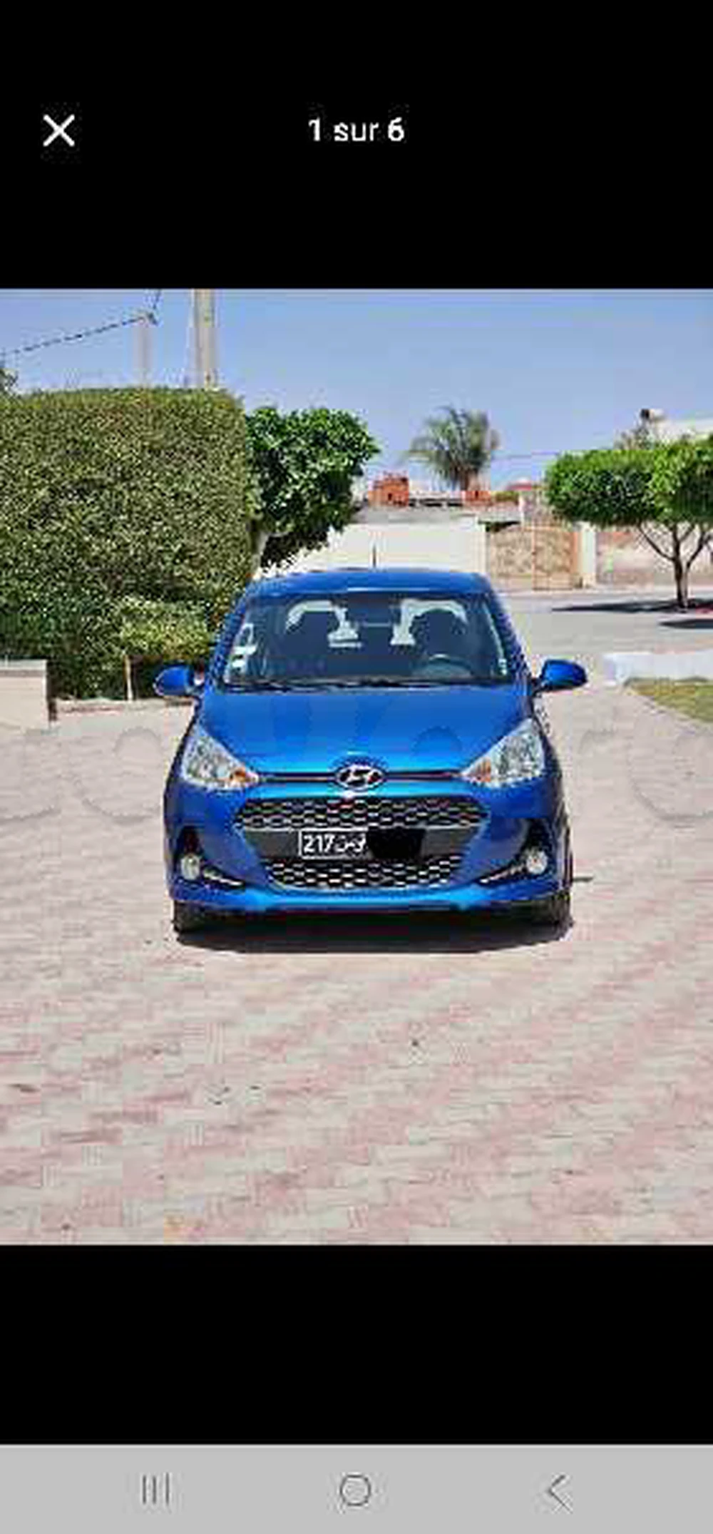 Carte voiture Hyundai i10