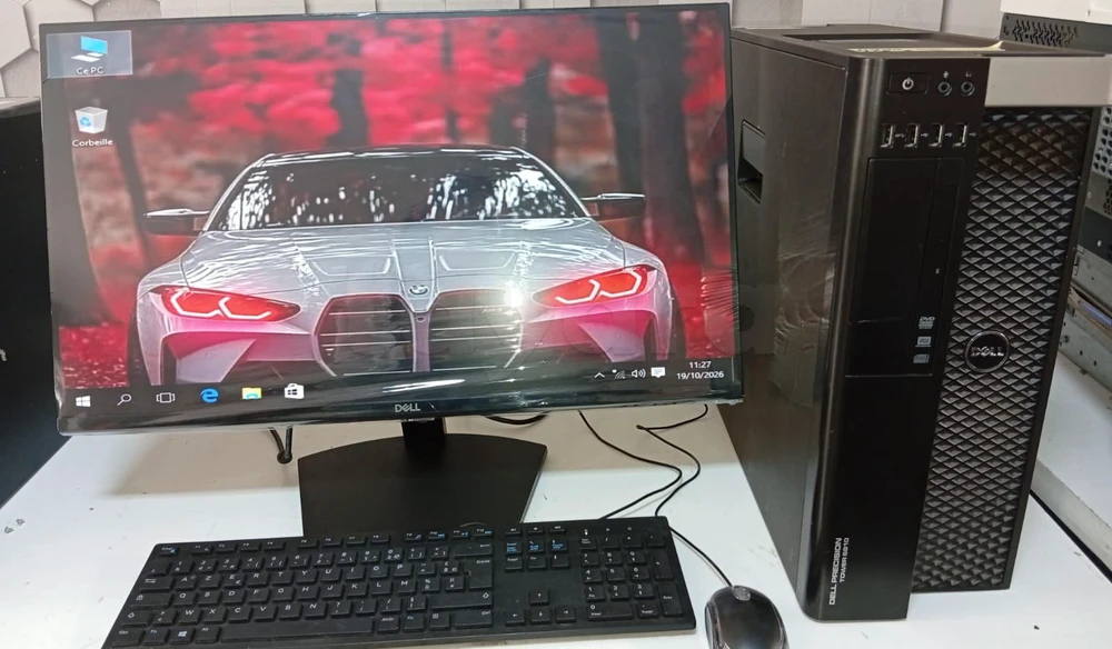Station de Travail DELL Precision Tower 5810 / Intel Xeon E5-1607 v3 (3.10 GHz) / 16 Go RAM /