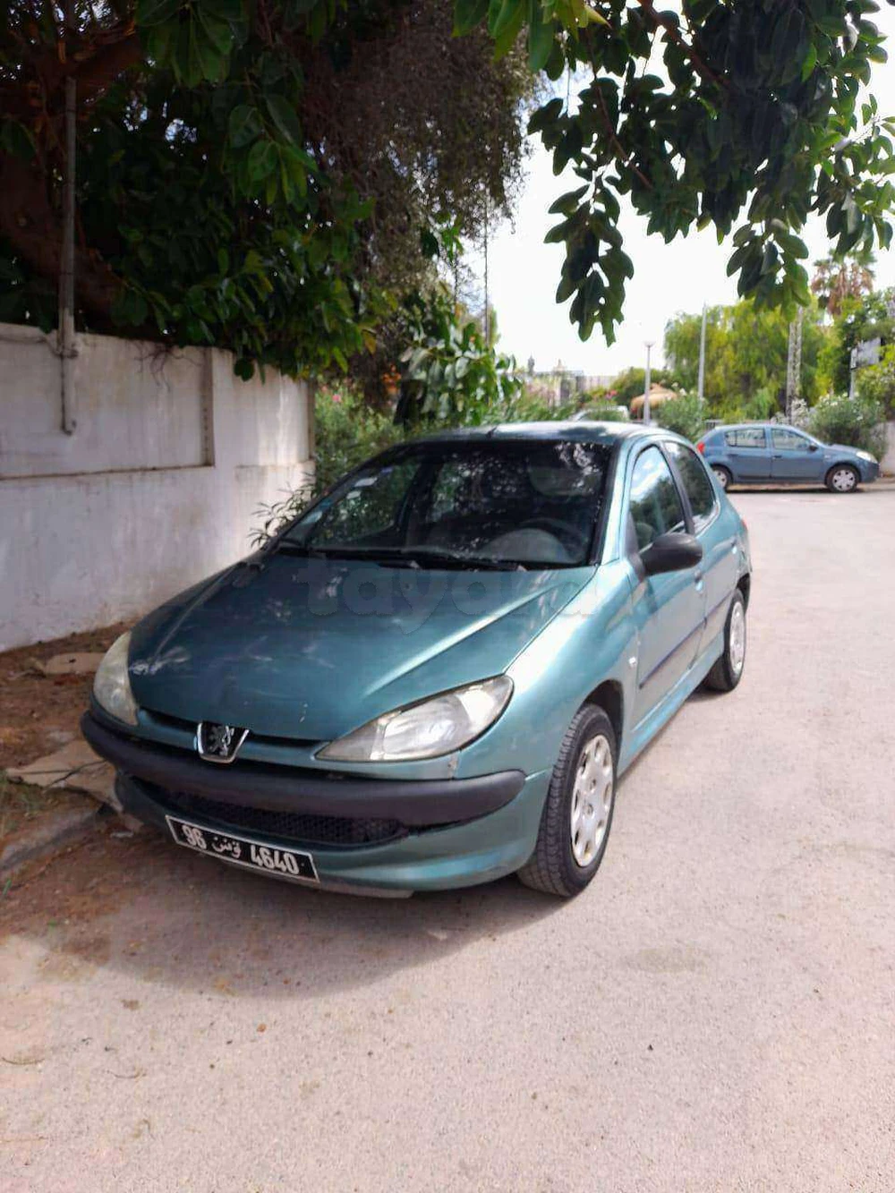 Carte voiture Peugeot 206