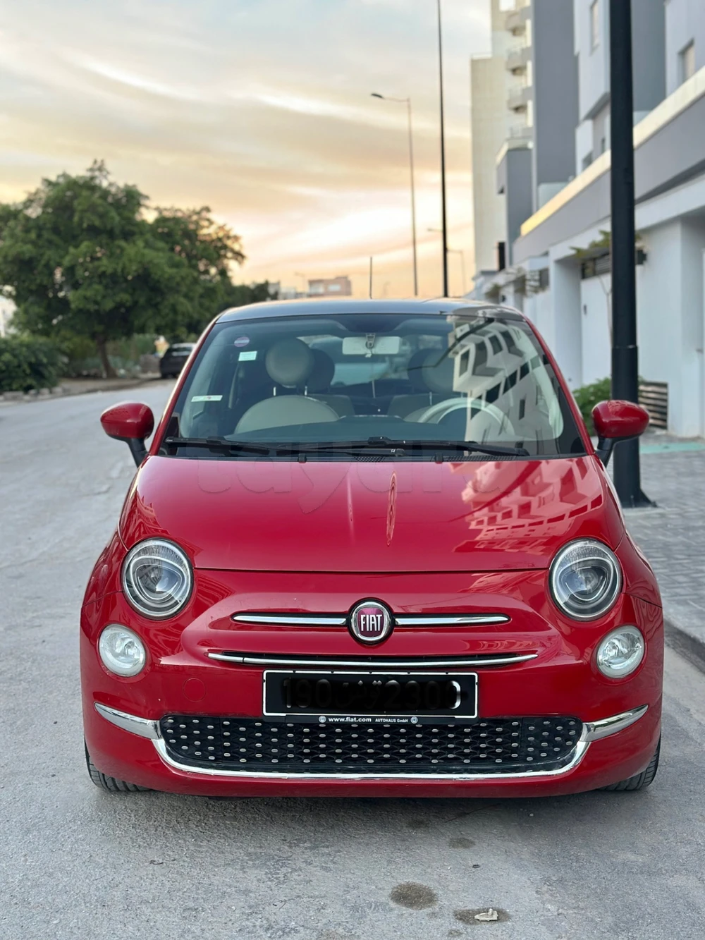 Carte voiture Fiat 500