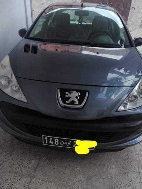 Carte voiture Peugeot 206+