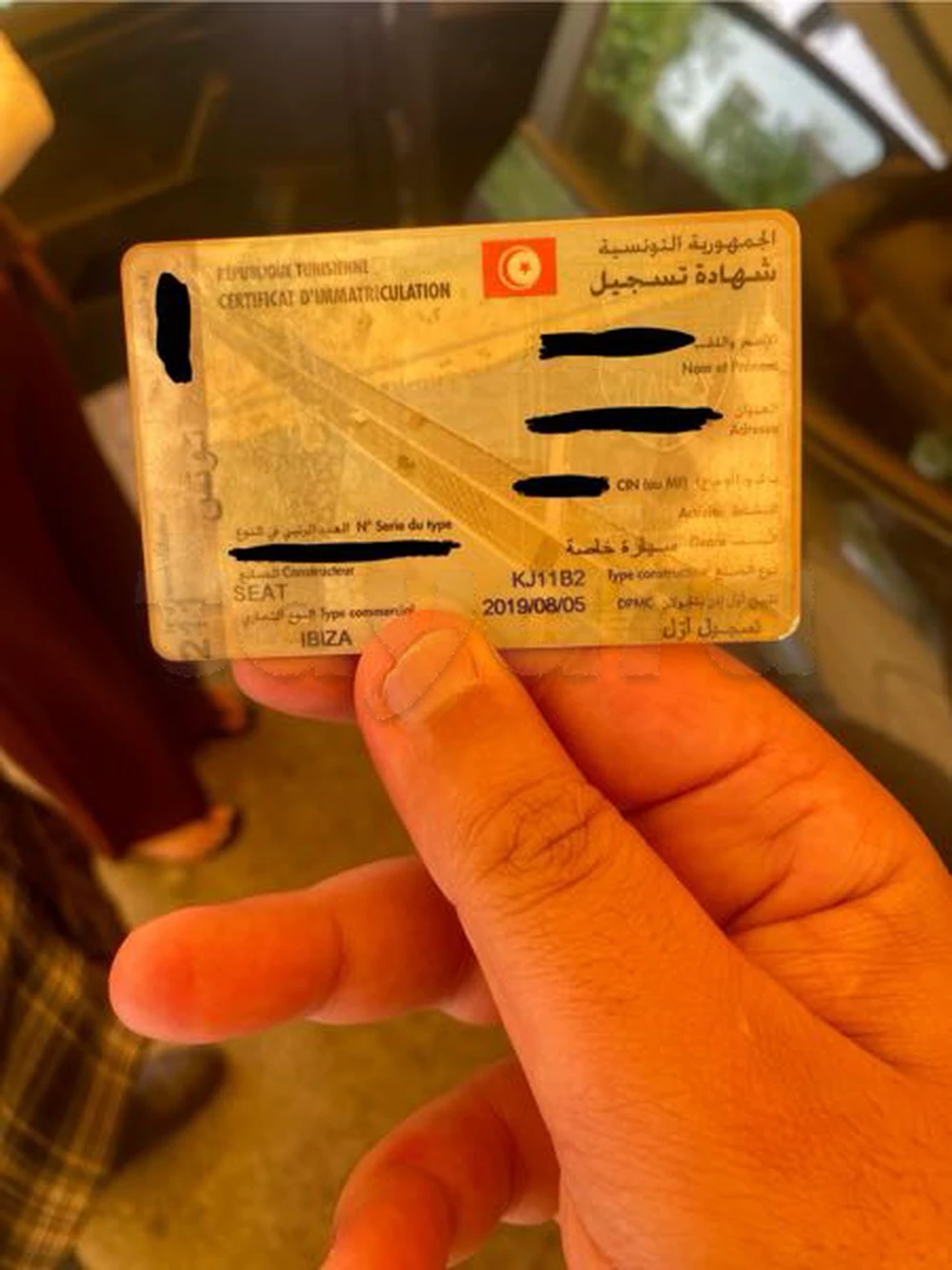 Carte voiture SEAT Ibiza