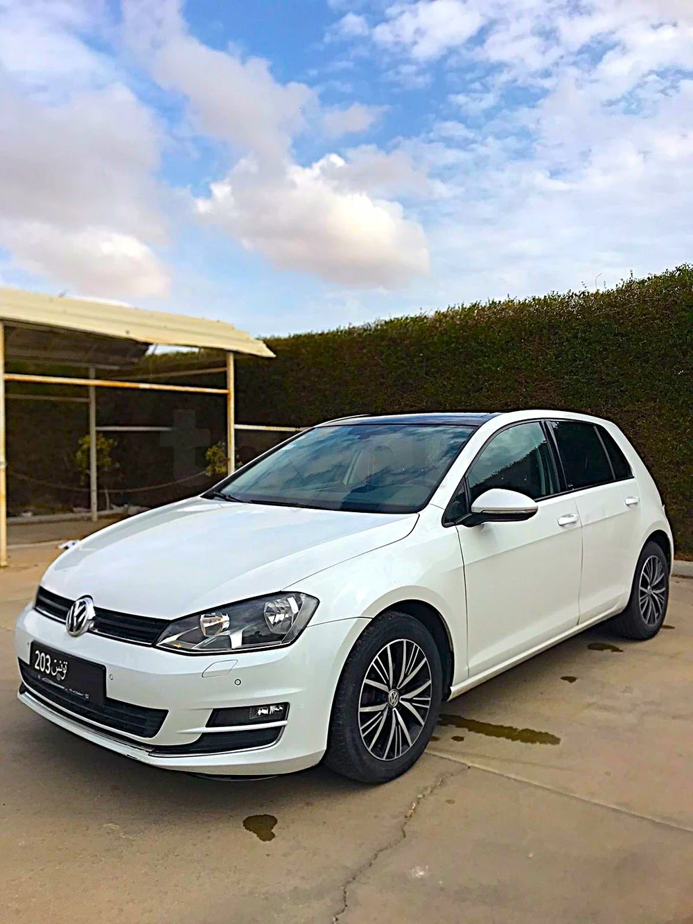 Carte voiture Volkswagen Golf 7