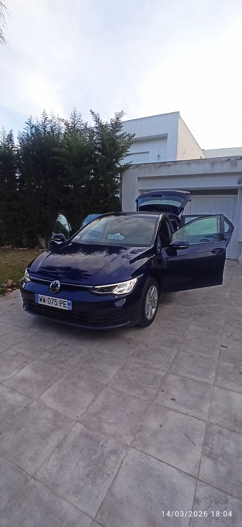 Carte voiture Volkswagen Golf