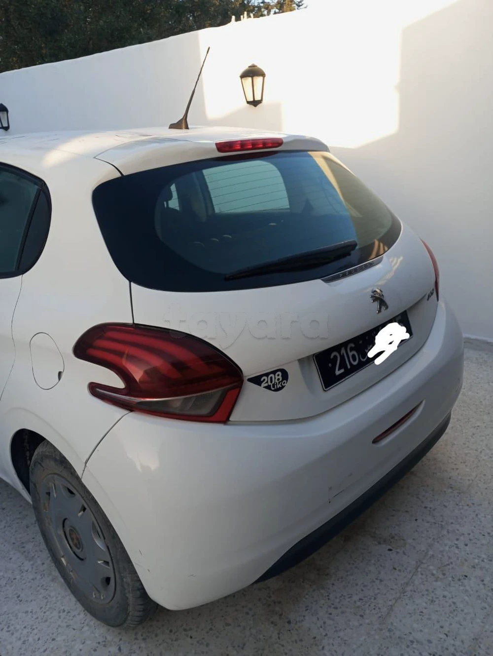 Carte voiture Peugeot 208