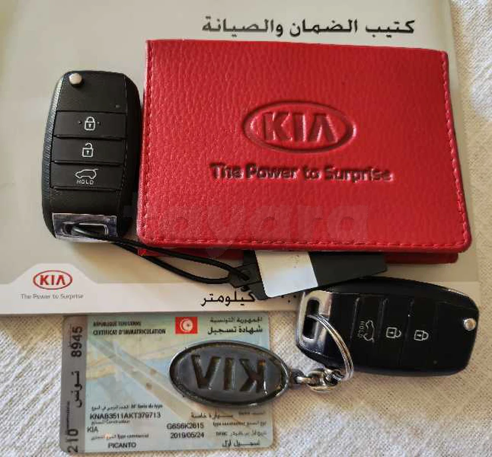 Carte voiture Kia Picanto
