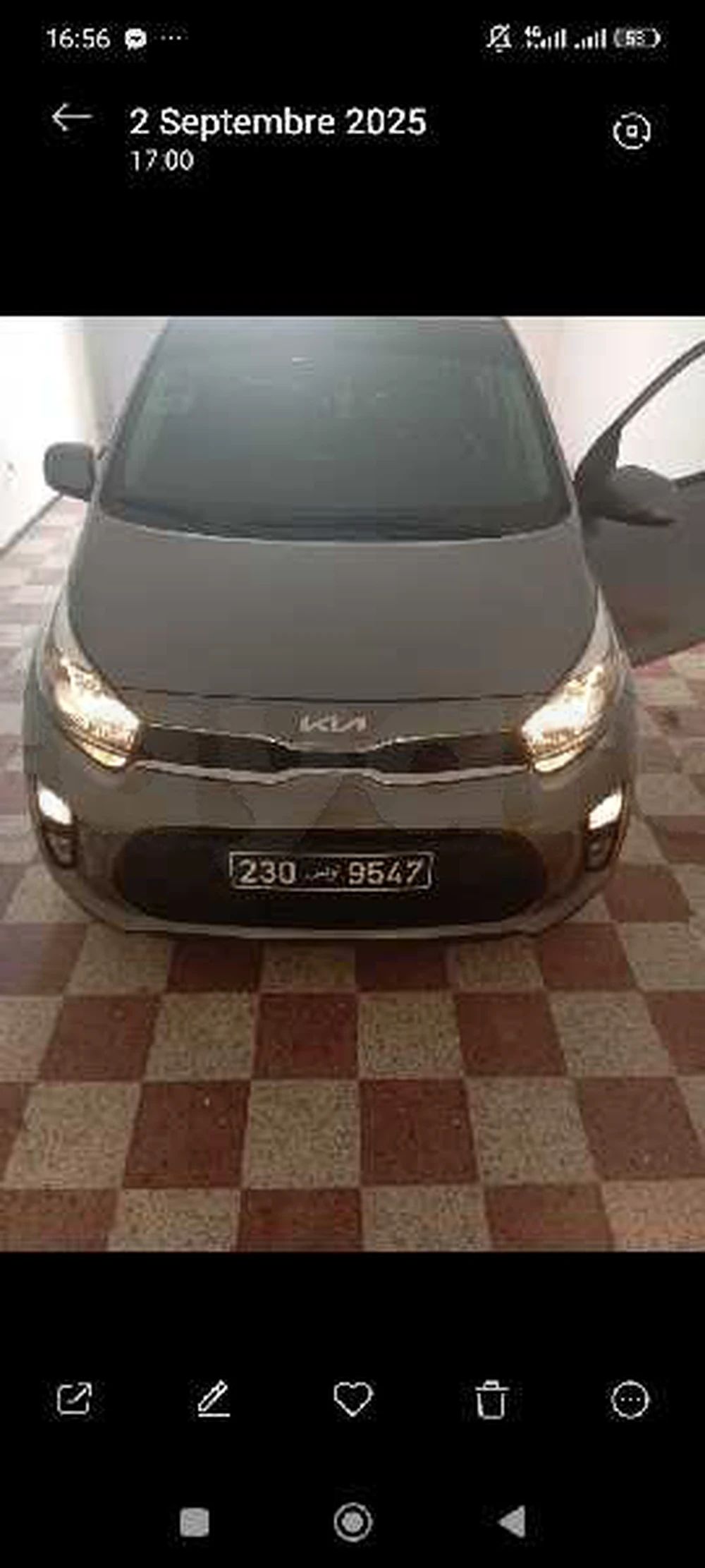 Carte voiture Kia Picanto