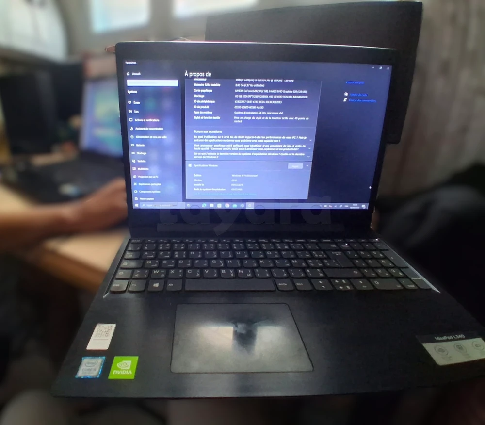 Lenovo IdeaPad L340 – i5 + NVIDIA MX230 + SSD + 1 To