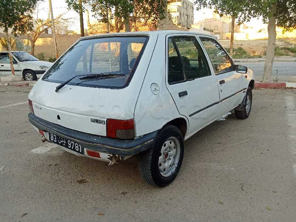 Carte voiture Peugeot 205